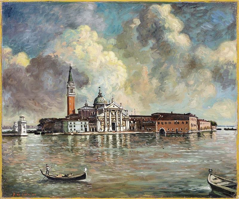 Giorgio De Chirico - Venezia, Isola di San Giorgio