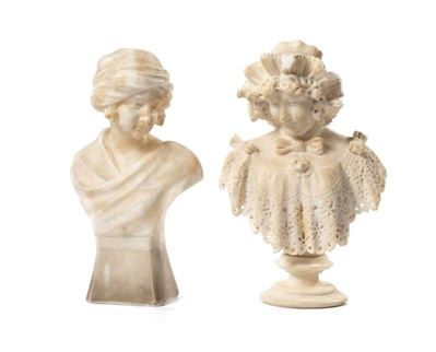 «donna con Scialle» e «donna con Cappellino di Pizzo»