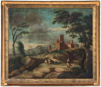 Paesaggio con Viandanti