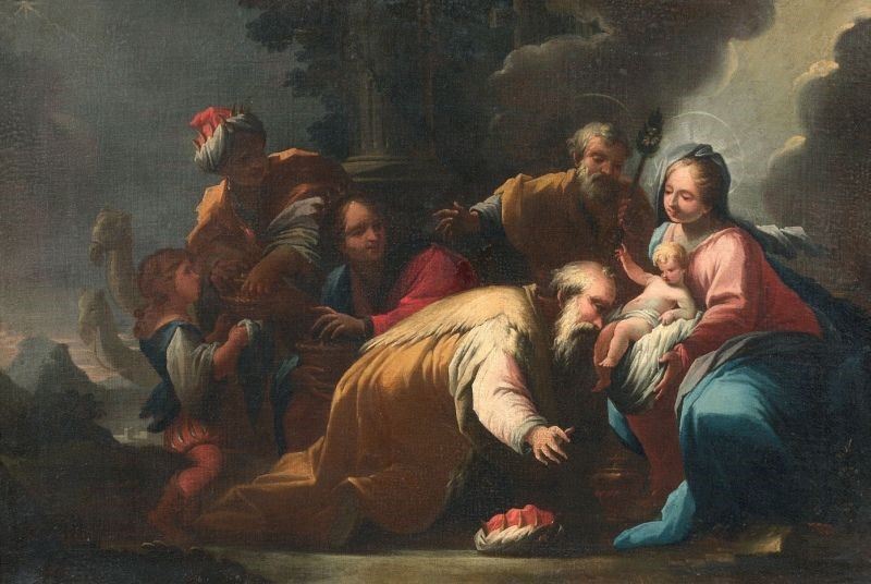 Giovanni Camillo Sagrestani (attr. A) - Adorazione dei Magi