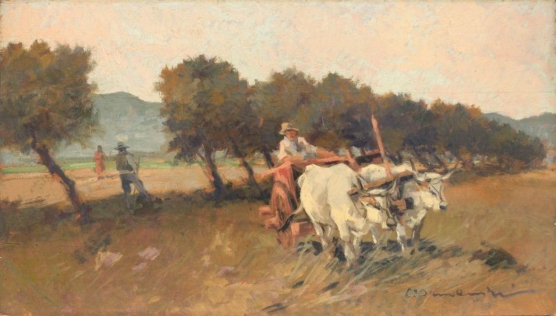 Carlo Domenici - Carro di Buoi