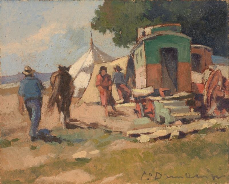 Carlo Domenici - Accampamento di Zingari