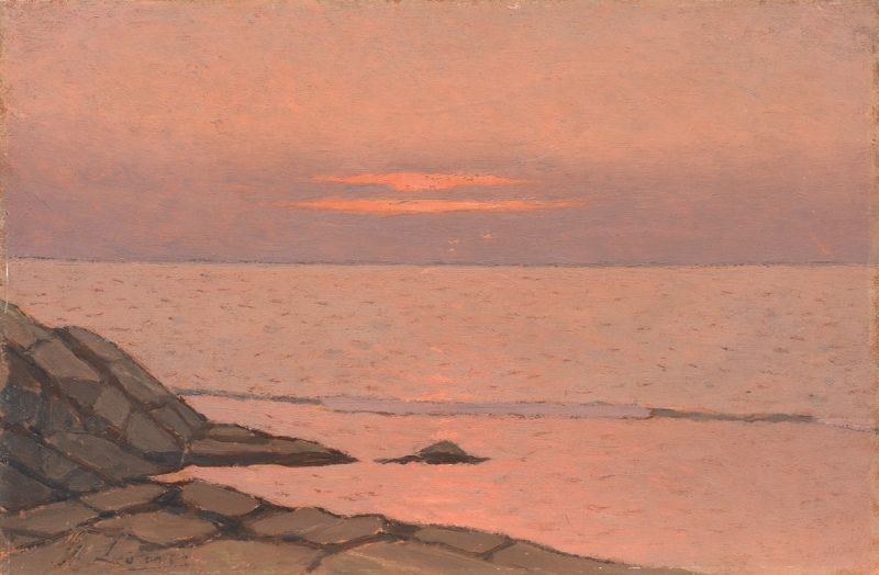 Giovanni Lomi - Tramonto Ad Antignano