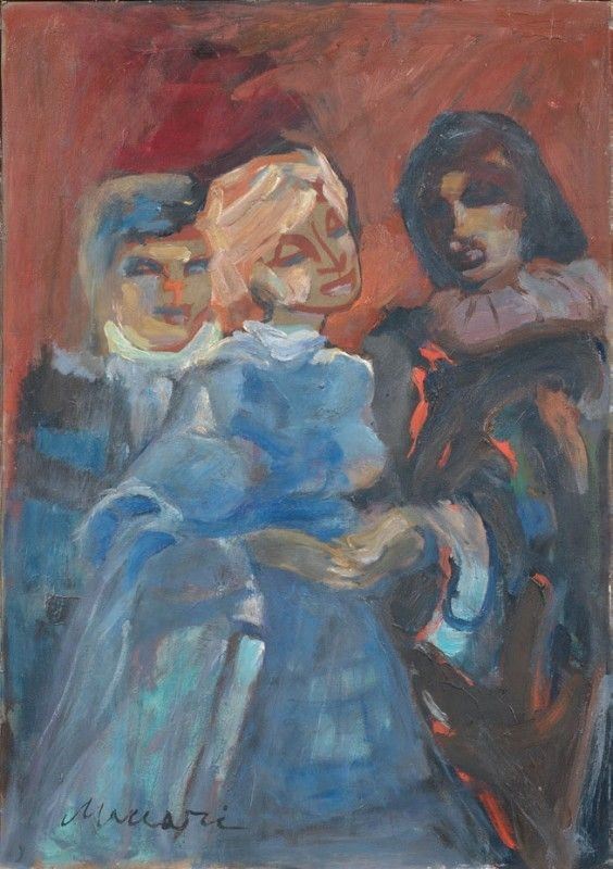 Mino Maccari - Tre Figure