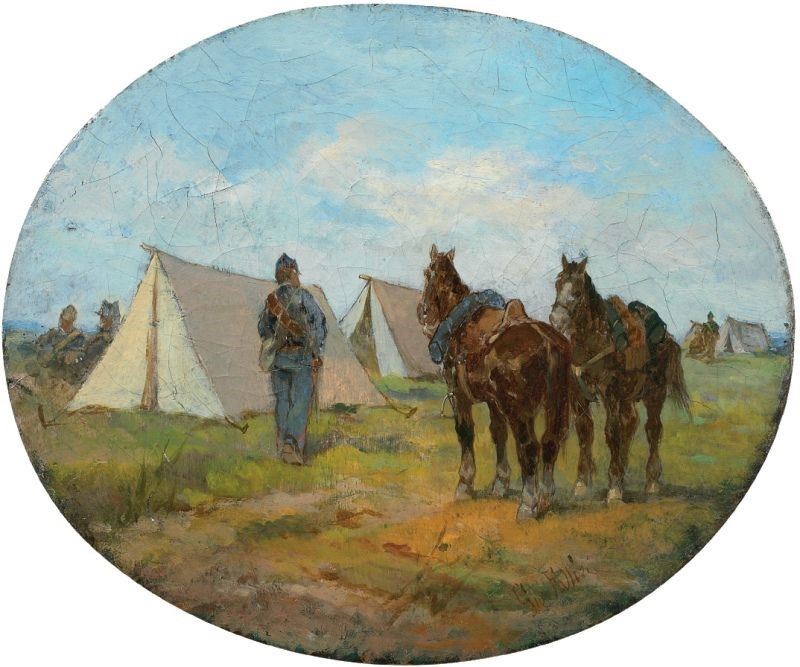 Giovanni Fattori - Riposo al Campo