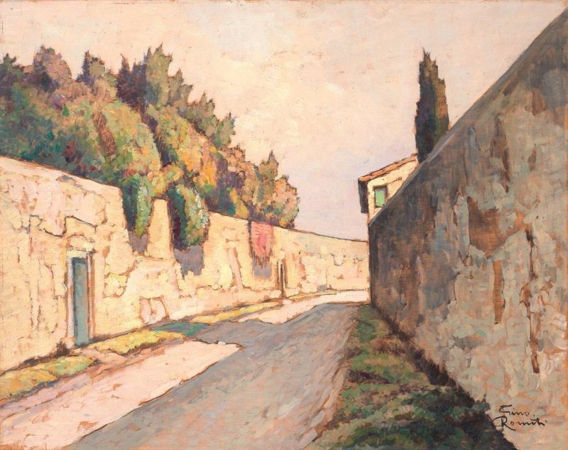 Gino Romiti - Scorcio di Strada