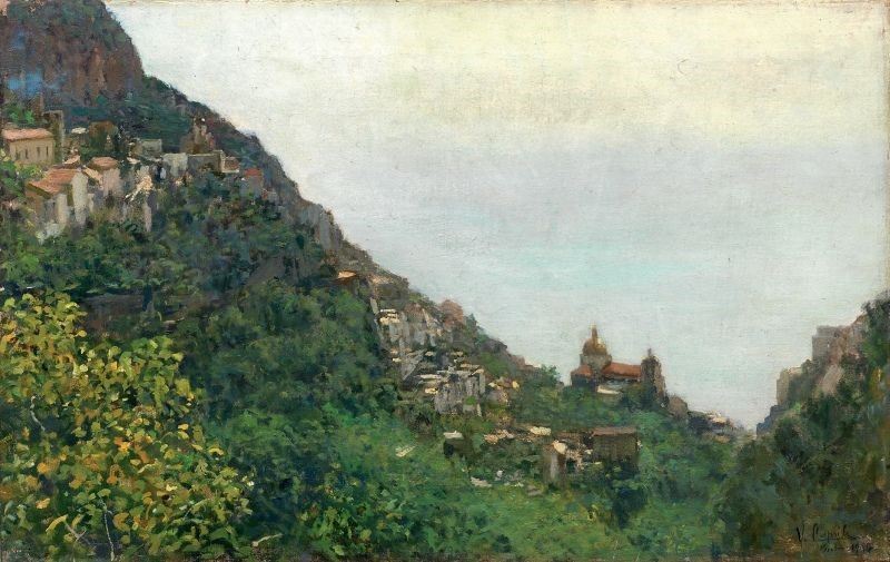 Vincenzo Caprile - Veduta di Positano