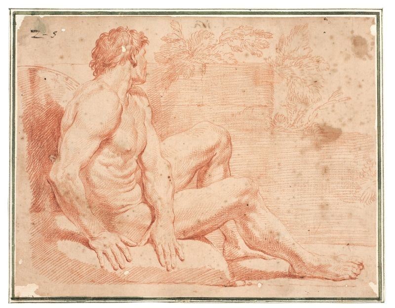 Scuola Bolognese del XVIII Secolo - Accademia di Nudo
