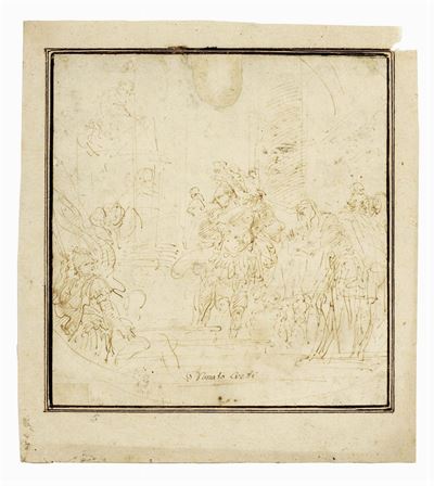 Studio per «alessandro Taglia il Nodo Gordiano»
