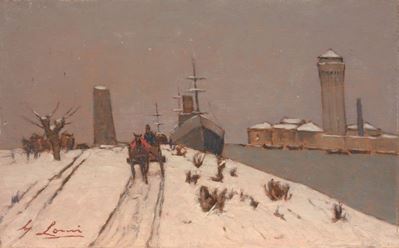 Il Porto Sotto la Neve