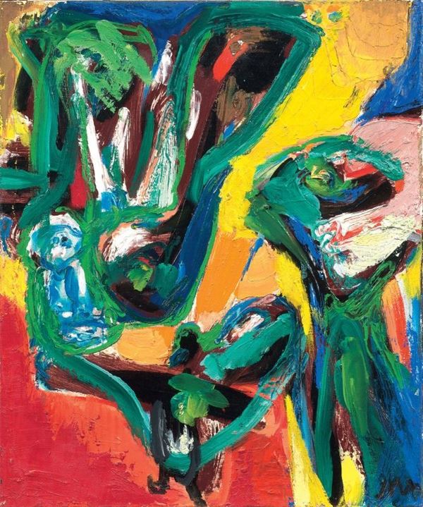 Asger Jorn : Houm-Souk  (1970-72)  - Olio su tela - Auction Arte Moderna - II - Casa d'aste Farsettiarte