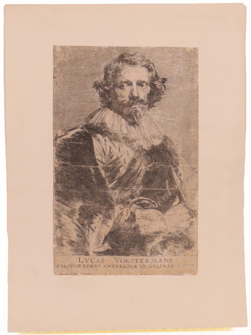 Da Anthony Van Dyck - Ritratto di Lucas Vorstermans