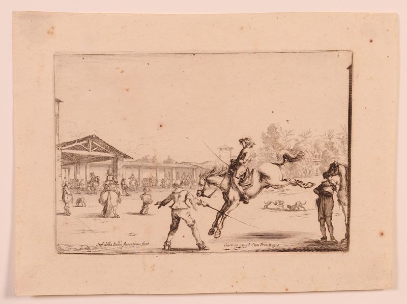Stefano della Bella - Lotto di Tre Grafiche