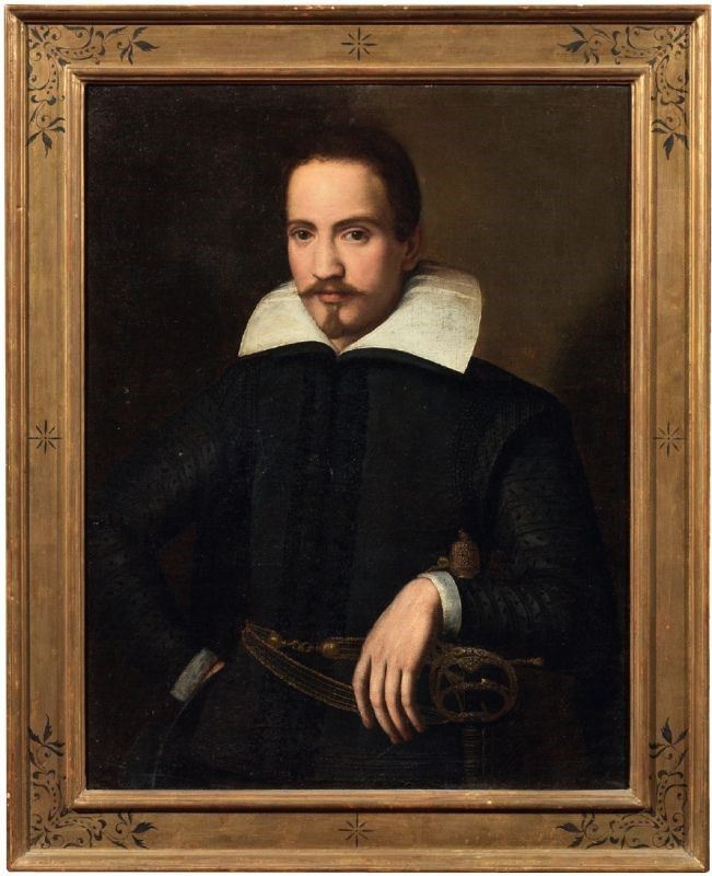 Scuola Bolognese del XVII Secolo - Ritratto di Gentiluomo