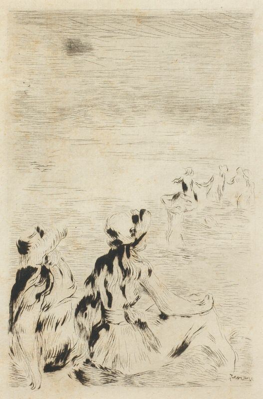 Pierre-auguste Renoir - Sur la Plage À Berneval