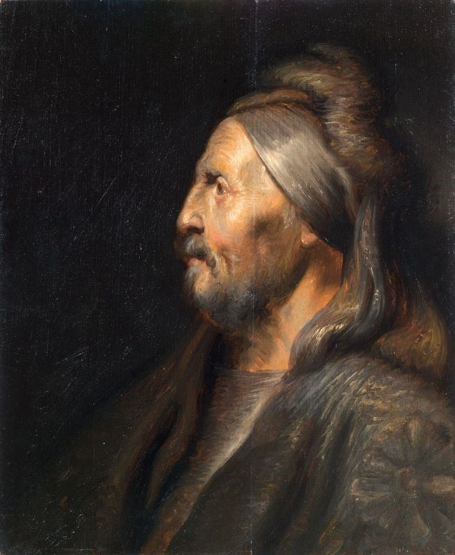 Jacob Adriaensz Backer - Ritratto di Uomo di Profilo