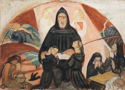 Storie di San Gregorio il Grande e San Benedetto