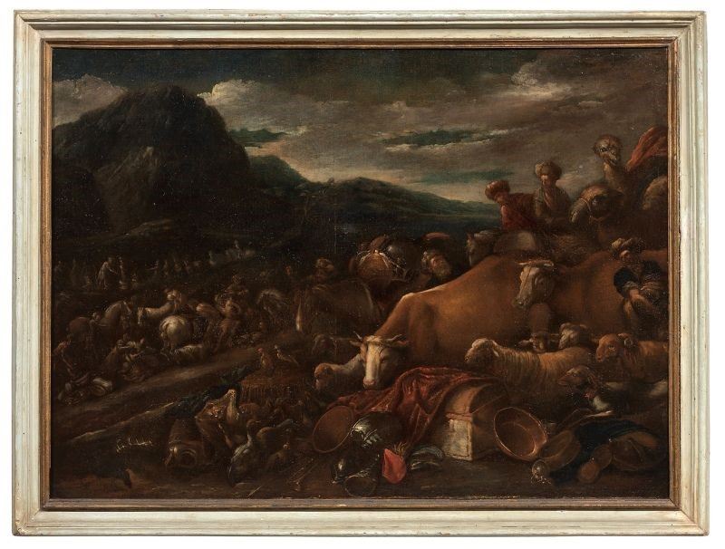 Seguace dei Bassano - Viaggio di Giacobbe