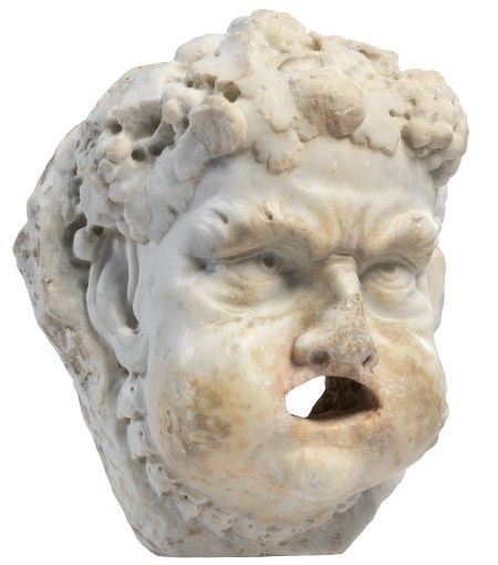 Scuola Romana Fine XVI Secolo - Testa di Bacco