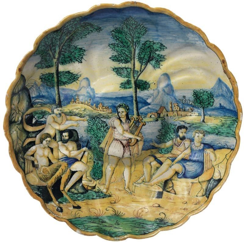 Crespina in Maiolica Policroma Invetriata