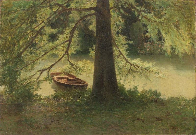 Achille Befani Formis - Paesaggio Fluviale