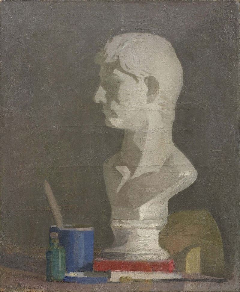 Giorgio Morandi - Natura Morta con il Busto di Gesso