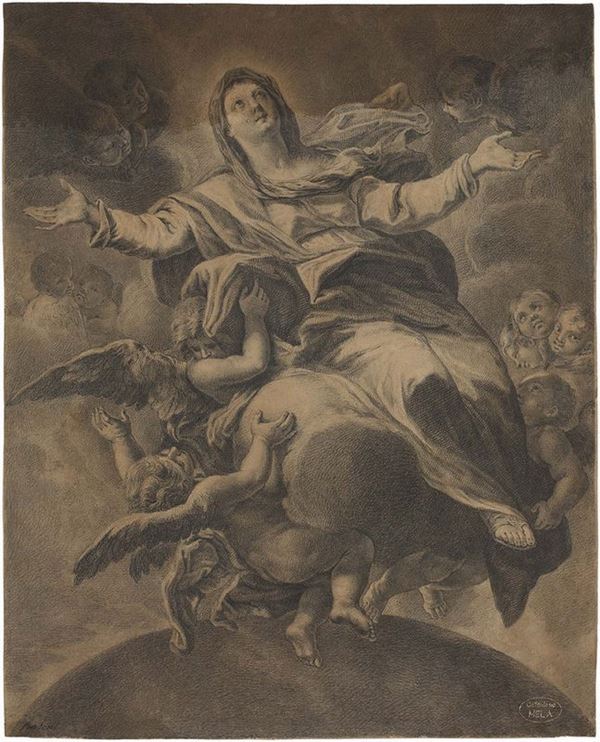 Pompeo Gerolamo Batoni (cerchia di) - Assunzione della Vergine