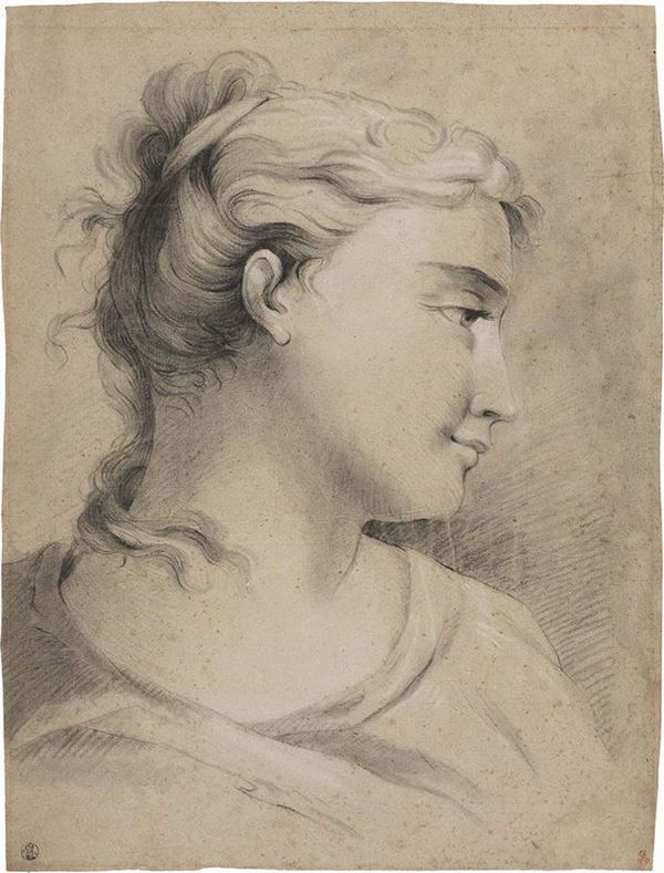 Anonimo XVIII-XIX secolo - Ritratto di giovane donna