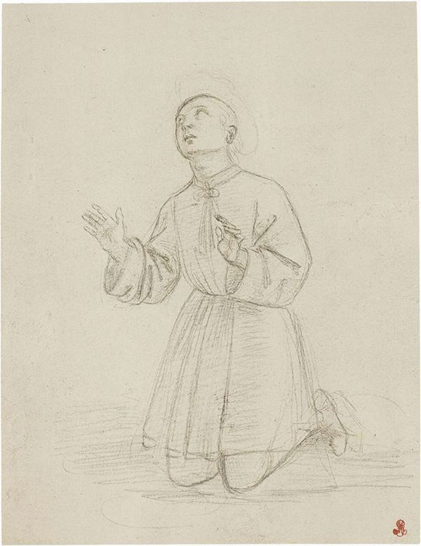 Anonimo XVIII-XIX secolo - Santo in estasi: S. Francesco di Sales