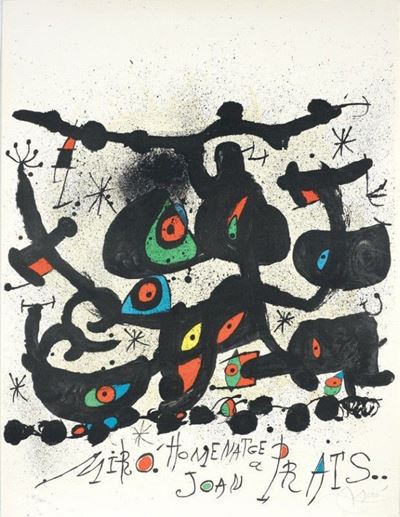 Manifesto per L'esposizione «homenatge a Joan Prats»