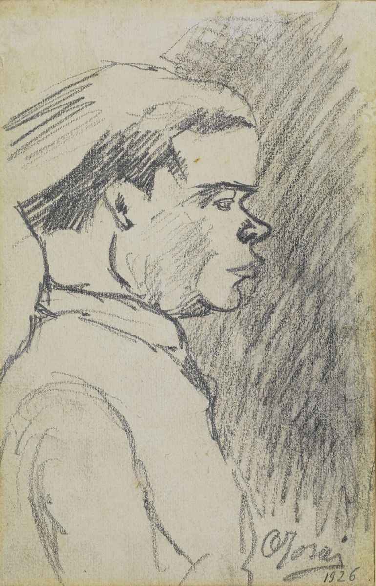 Ottone Rosai - Giovane di Profilo