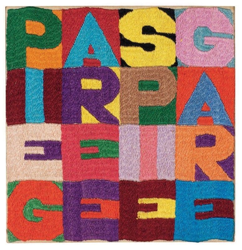 Alighiero Boetti - Piegare e Spiegare