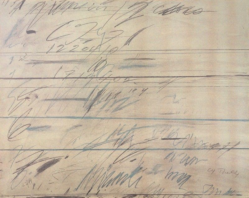 Cy Twombly - Senza Titolo