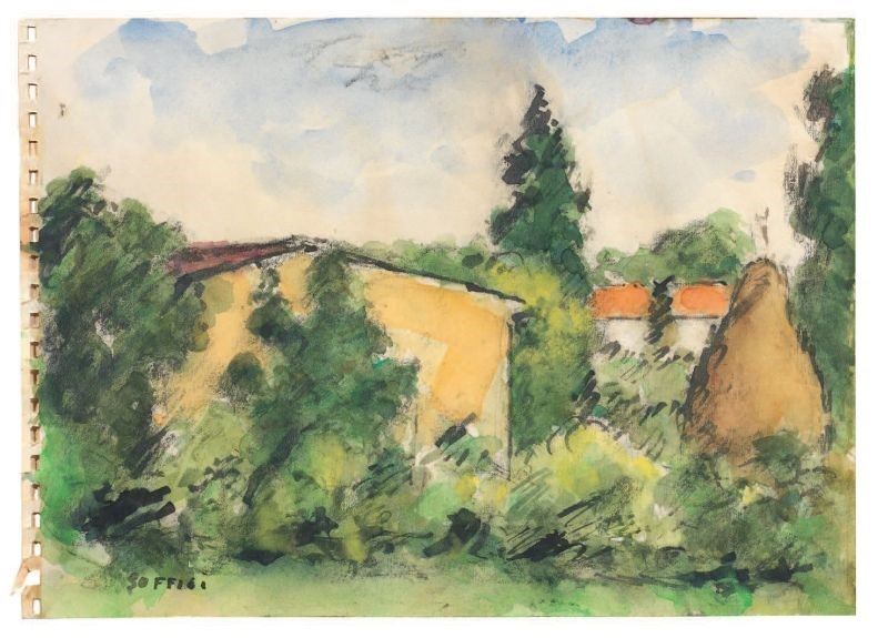 Ardengo Soffici - Paesaggio con Pagliaio