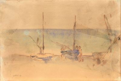 Barche sulla Spiaggia