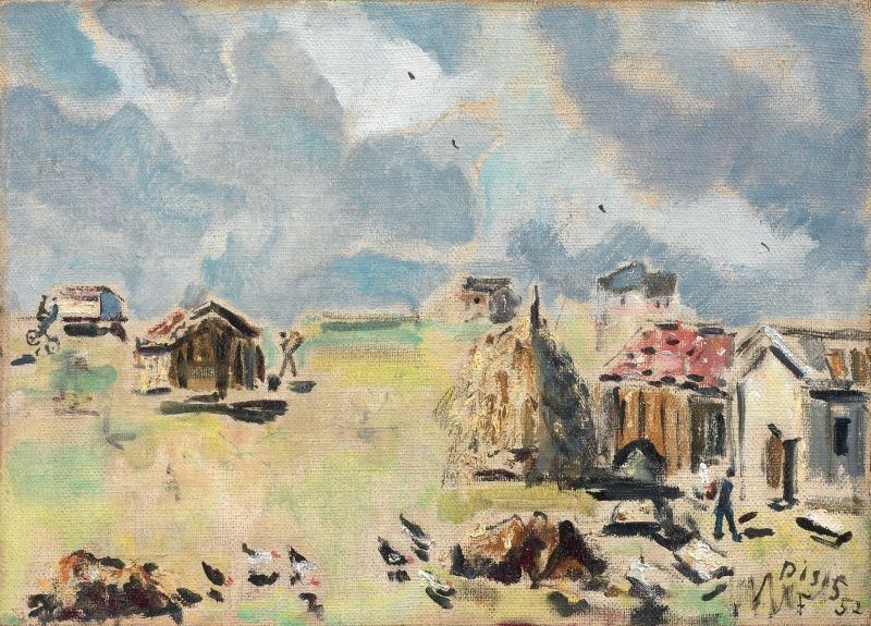 Filippo De Pisis - Case Rustiche