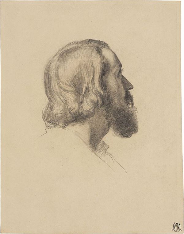 Wilhelm Auguste Rudolf Lehman - Studio di testa virile