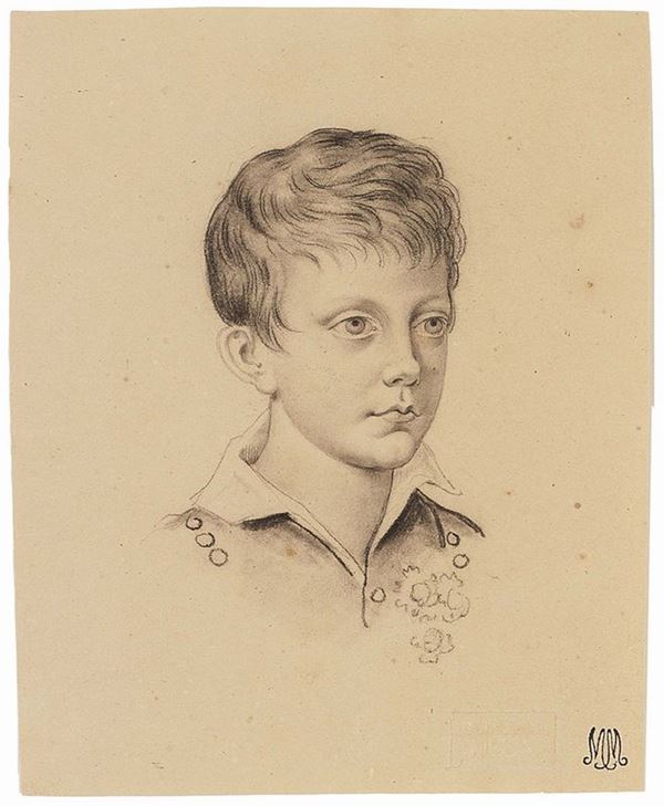 Giuseppe Cammarano - « Ritratto di Ferdinando II Borbone fanciullo» e «Ritratto di Leopoldo Borbone»