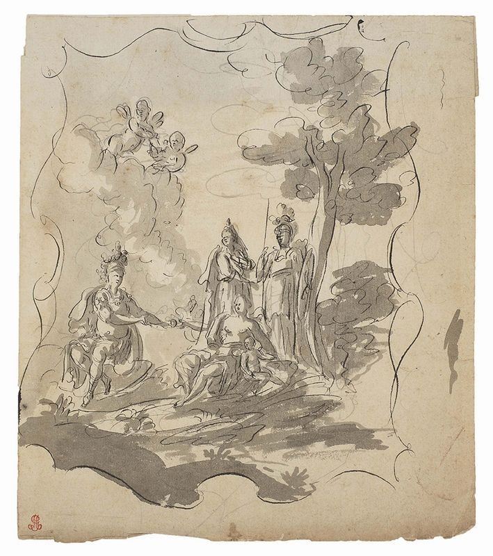 Giovanni Antonio Pellegrini - Scena Mitologica