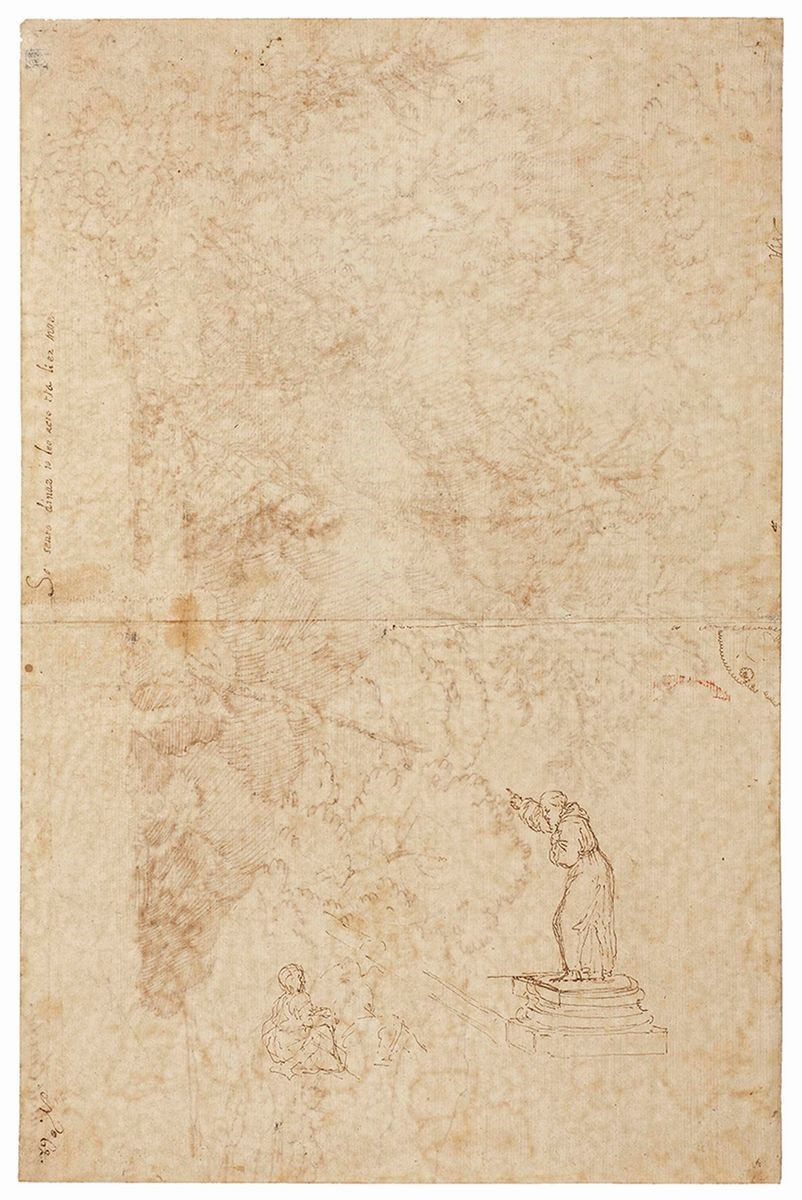 Annibale Carracci - San Gerolamo in Preghiera in un Paesaggio