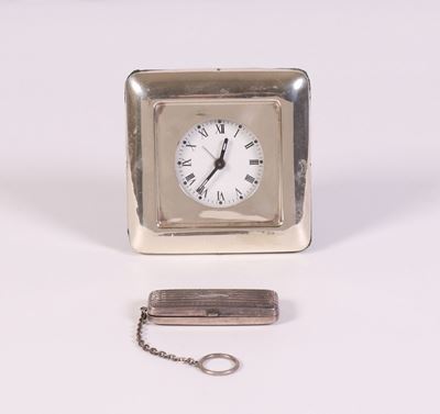 Orologio da Tavolo e Portamonete in Argento