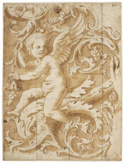 Putto con Tralcio di Vite