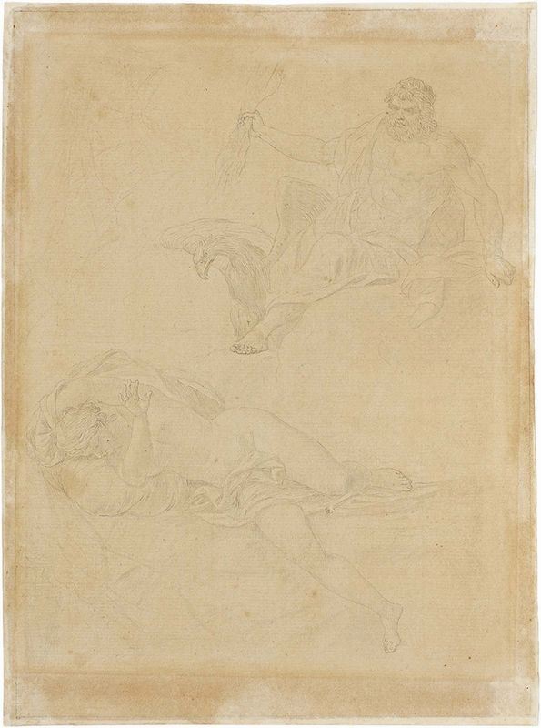 Antonio Raffaello Mengs - Studio Preparatorio per «la Caduta dei Giganti»