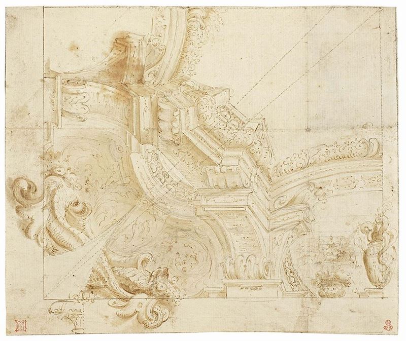 Agostino Mitelli - Studio Decorativo di Soffitto