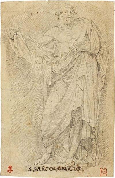 Studio di Statua di S. Bartolomeo