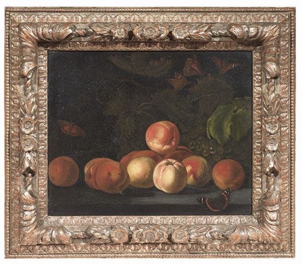 Scuola fiamminga del XVIII secolo - Natura morta con frutta