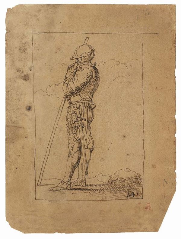 Antonio Tempesta - Raffigurazione di guerriero