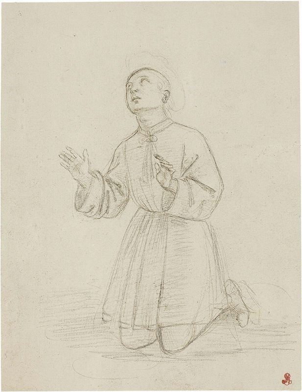 Anonimo XVIII-XIX Secolo - Santo in Estasi: S. Francesco di Sales