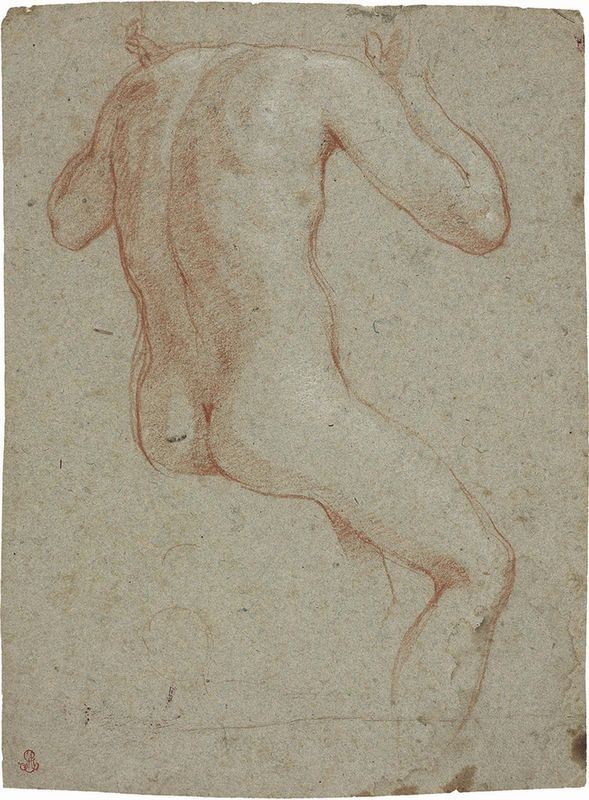 Anonimo del XIX secolo - Nudo maschile