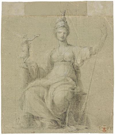 Minerva Seduta con Offerente
